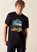 Adventure Awaits White Off Road Suv Rocky Mountain Landscape shirt