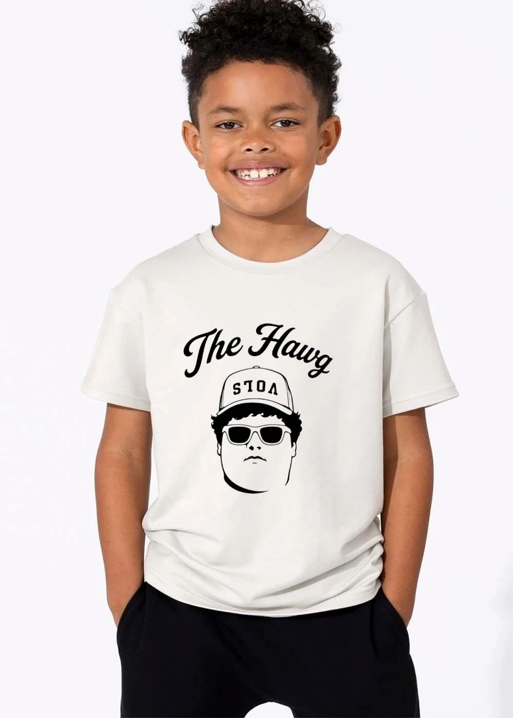 The Hawg Stoa Line Art Portrait Man Wearing Sunglasses shirt