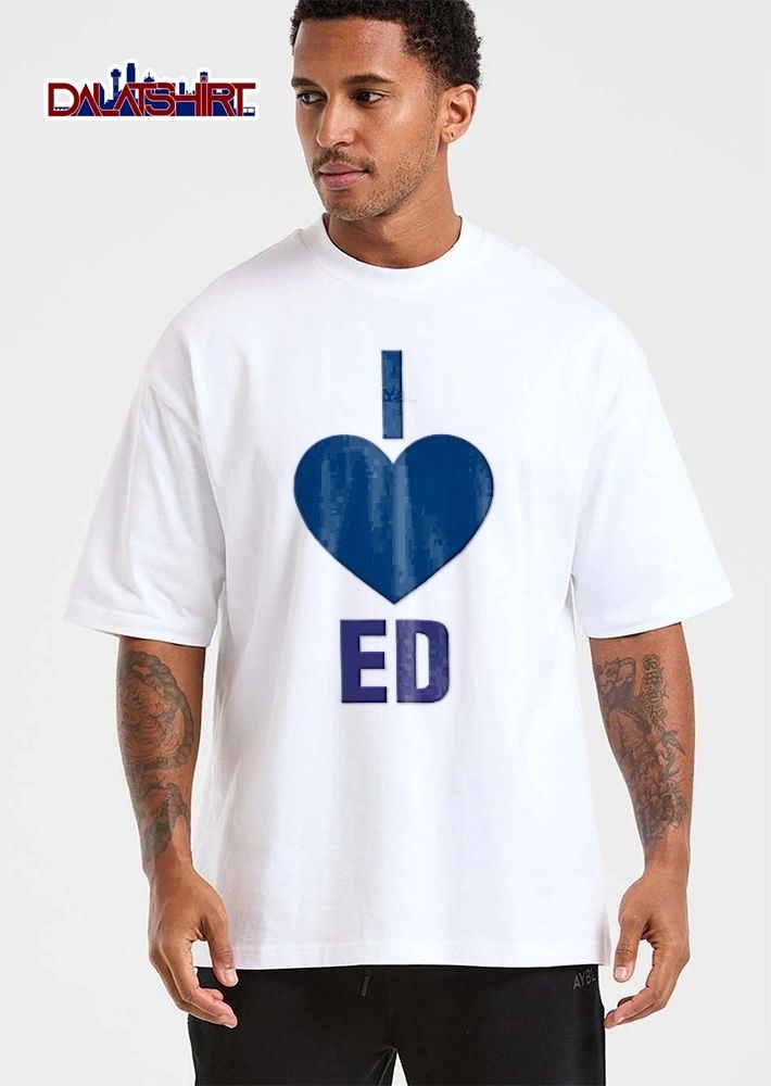 I Heart ED Solid Blue shirt