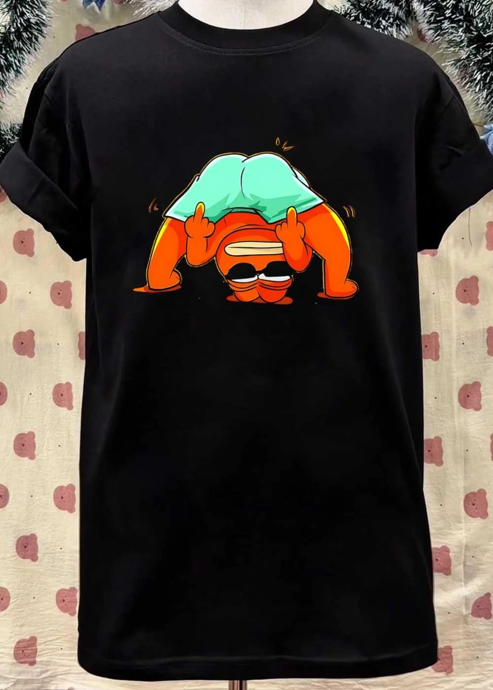 Pepe The Frog Upside Down Flipping The Bird Shirt