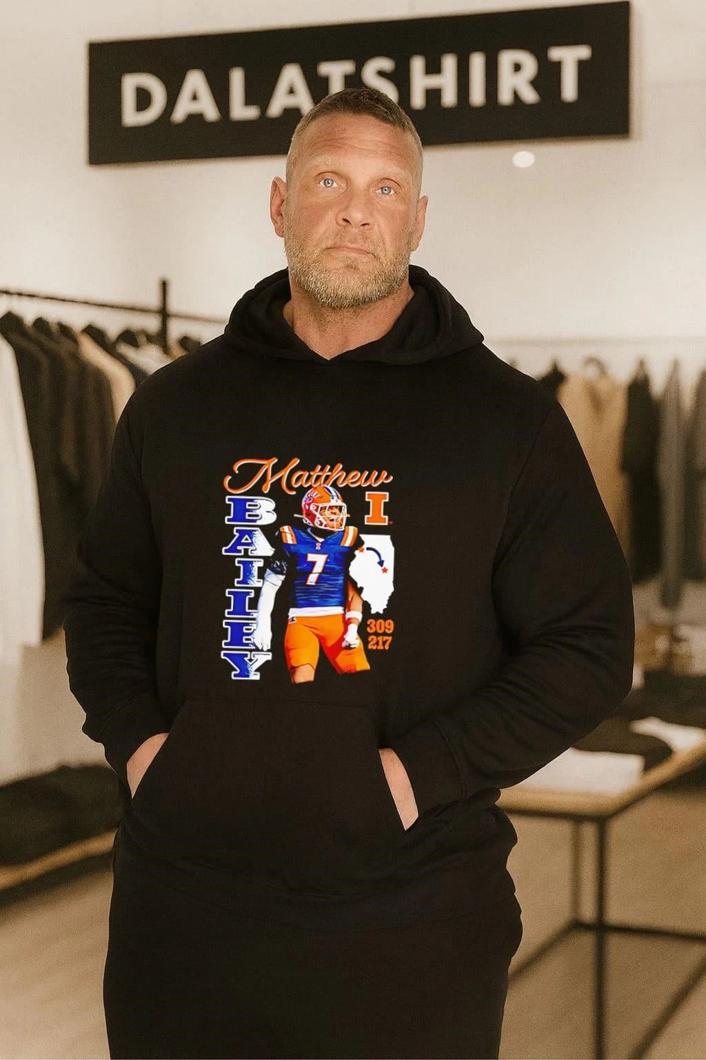 Matthew Bailey Illinois 309 217 Fighting Illini shirt