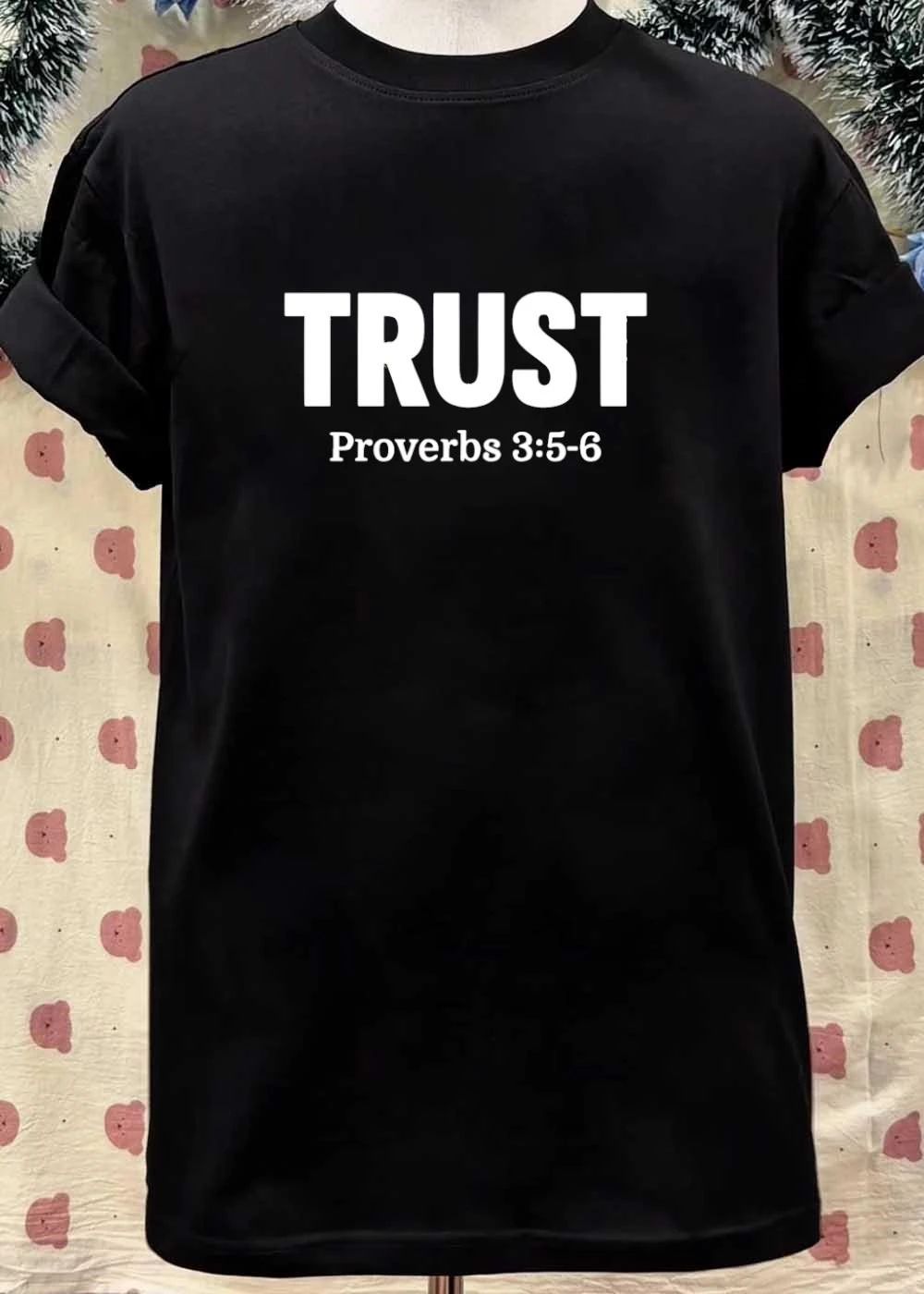 Proverbs 3 5 6 Trust Bible Verse T-Shirt