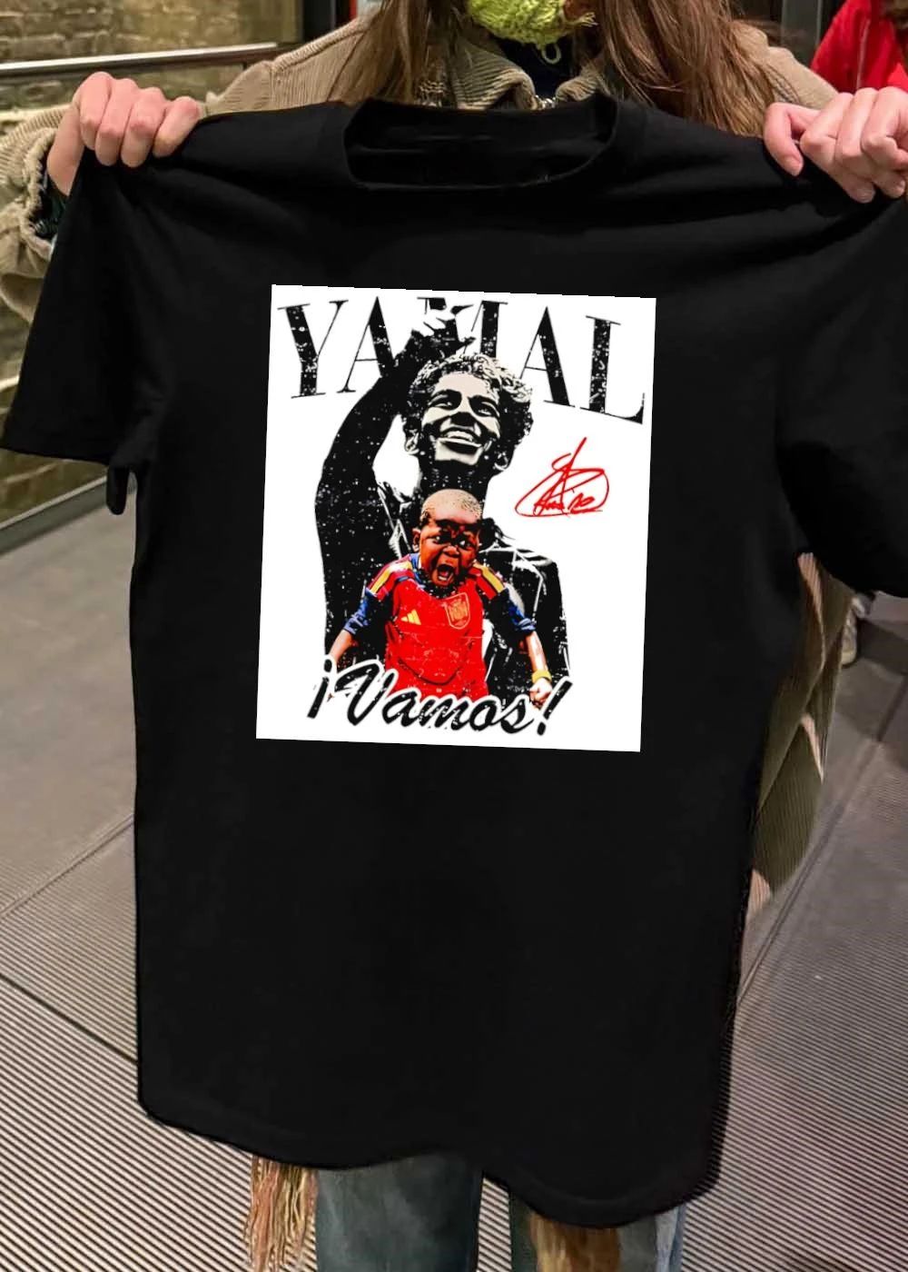 Lamine Yamal Signature YAMAL ¡Vamos! Spain Football T-Shirt