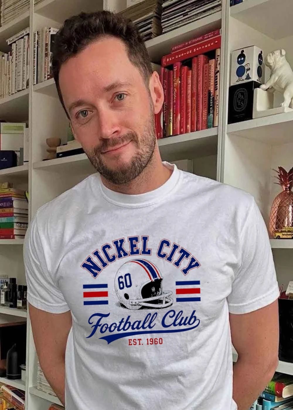 Nickel City Football Club Helmet Logo Est 1960 T-Shirt
