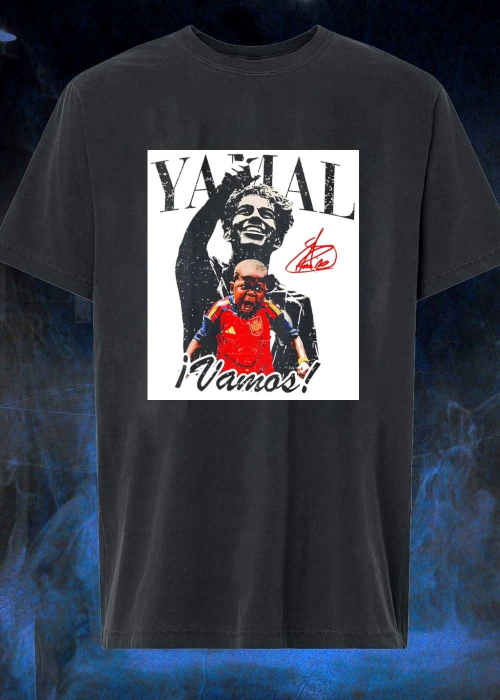 Lamine Yamal Signature YAMAL ¡Vamos! Spain Football T-Shirt