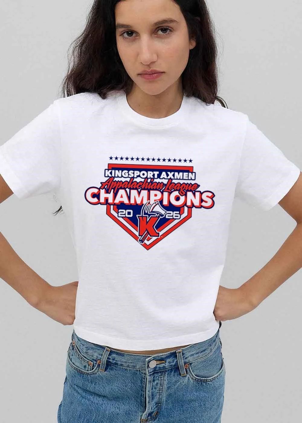 Kingsport Axmen Appalachian League Champions 2026 Home Plate Shield Stars Axe K Logo shirt