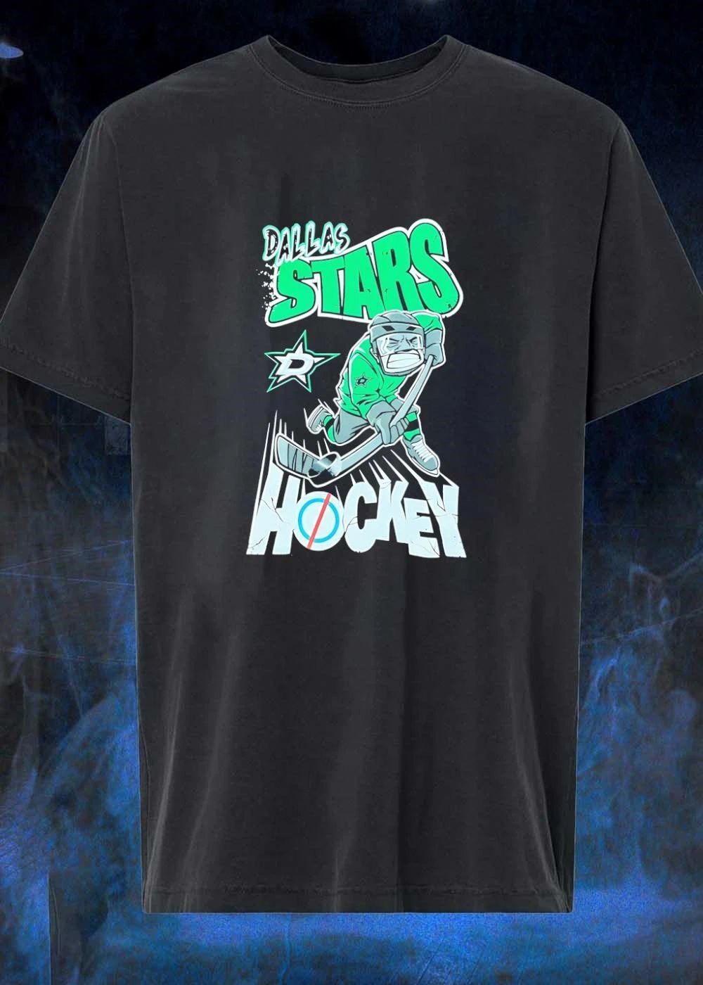 Dallas Stars Hockey Player Skating T-Shirt