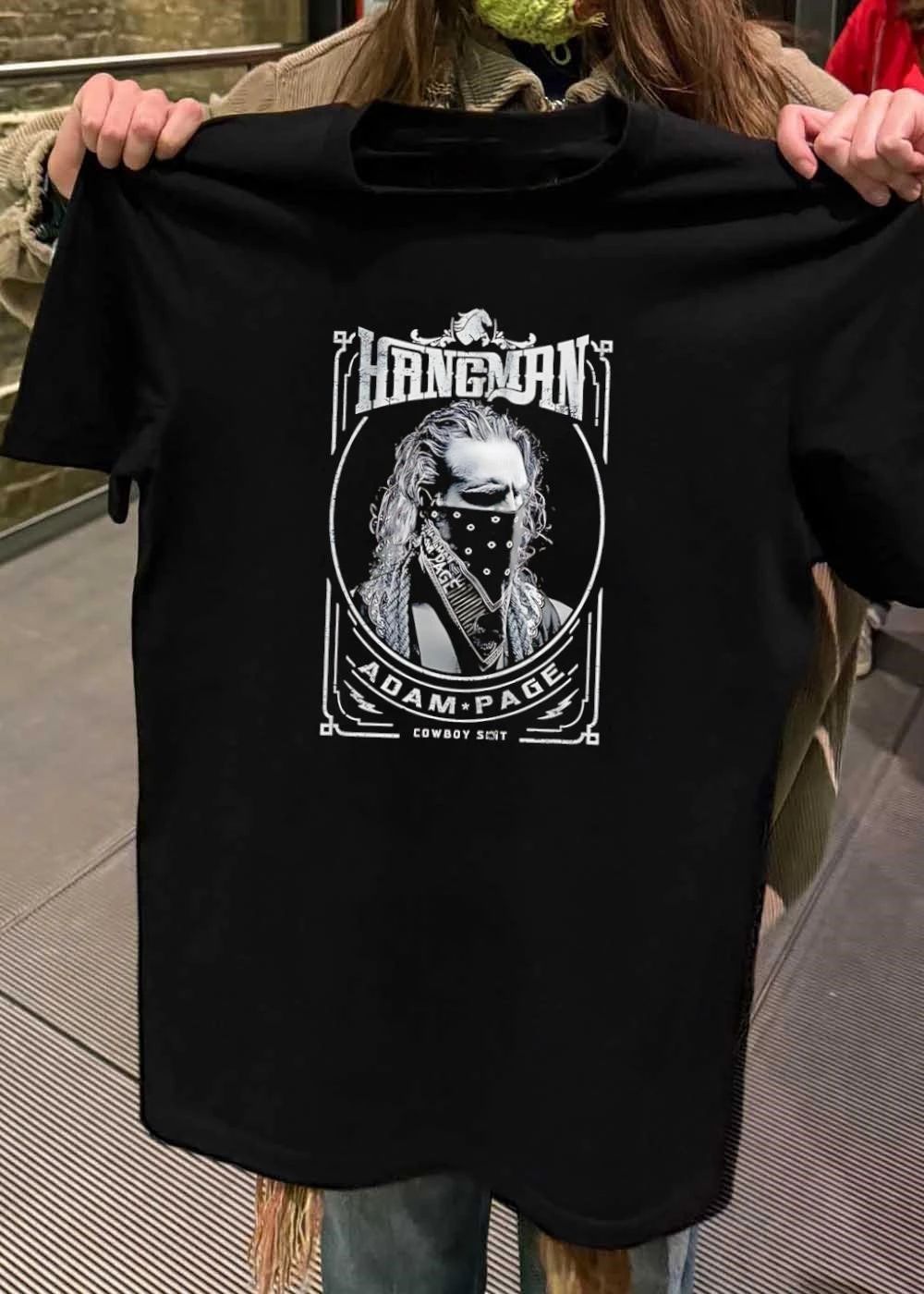 Hangman Adam Page Western Graphic Apparel AEW T-Shirt