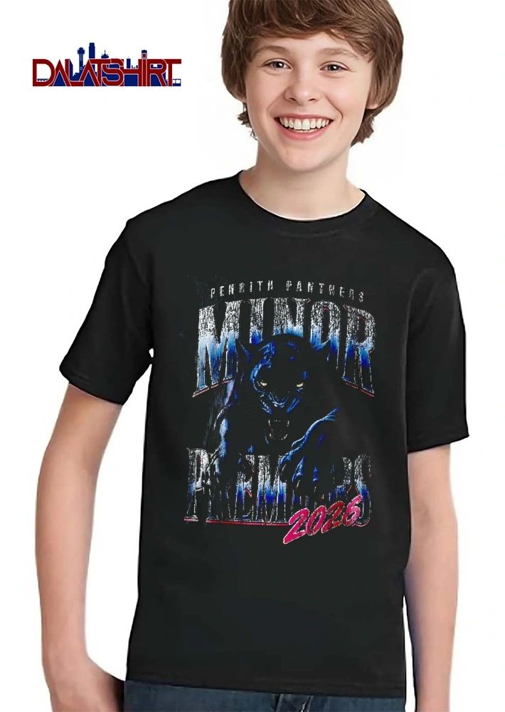 Penrith Panthers Nrl Minor Premiers 2026 Roaring Black Feline Claws Distressed Text shirt