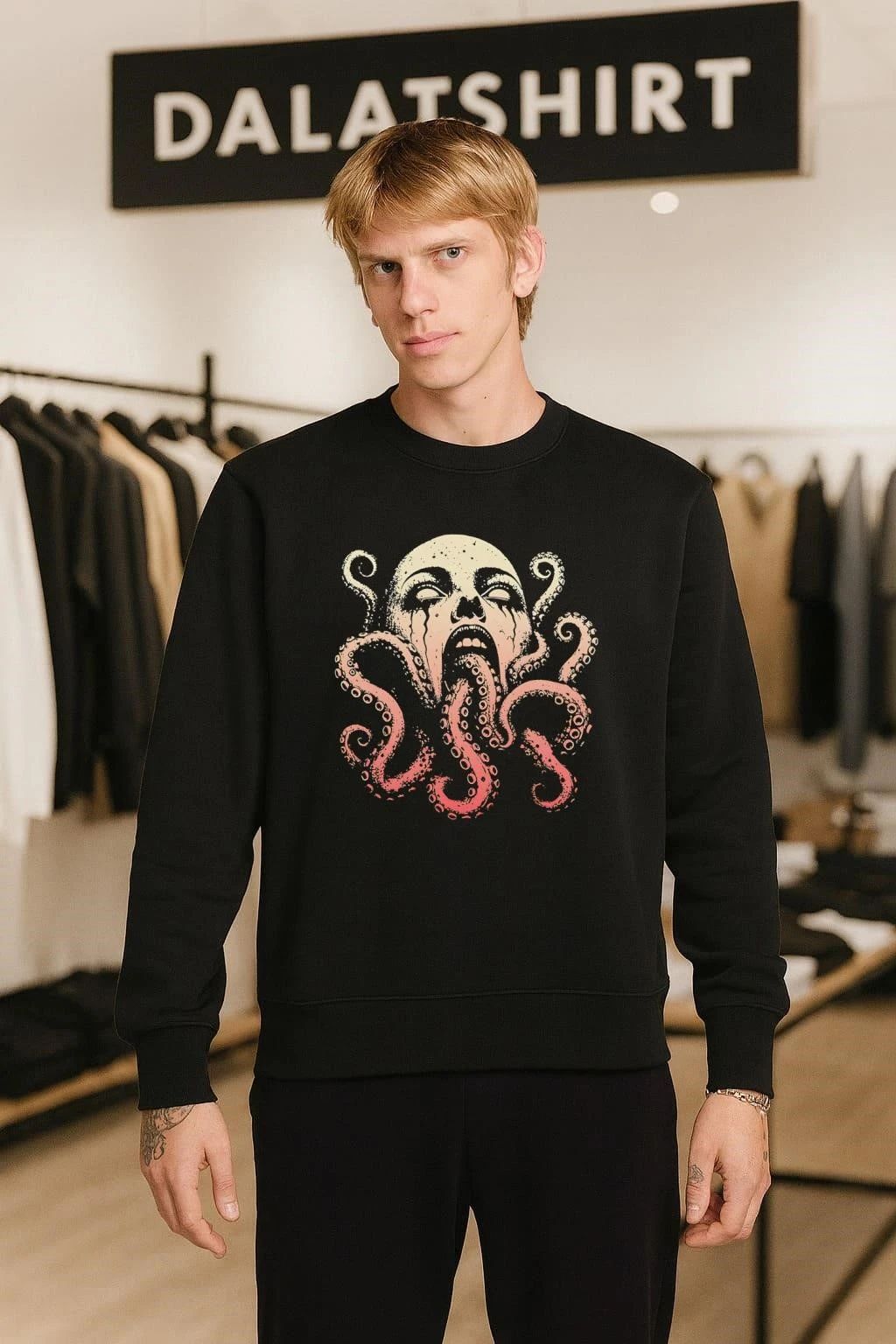Tentacles Emerging from Screaming Face shirt