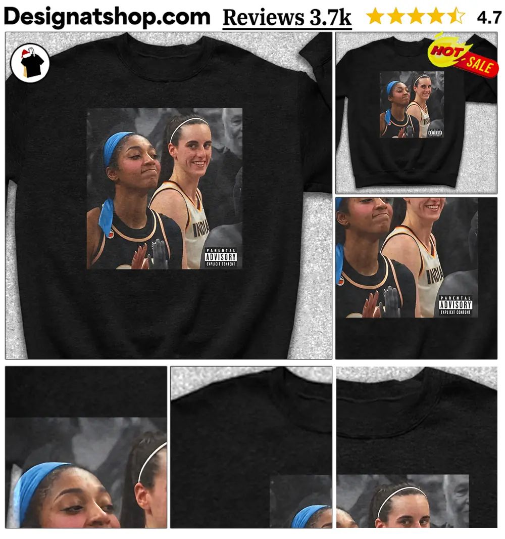Caitlin Clark Laughing At Angel Reese photo shirt