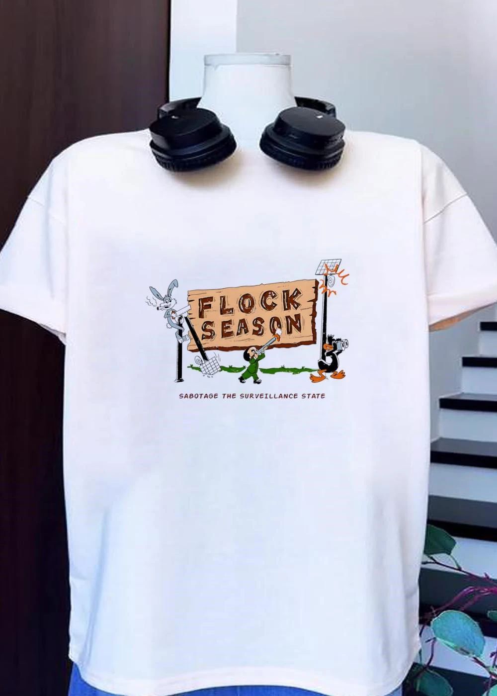 Sabotage the Surveillance State Flock Season Shirt