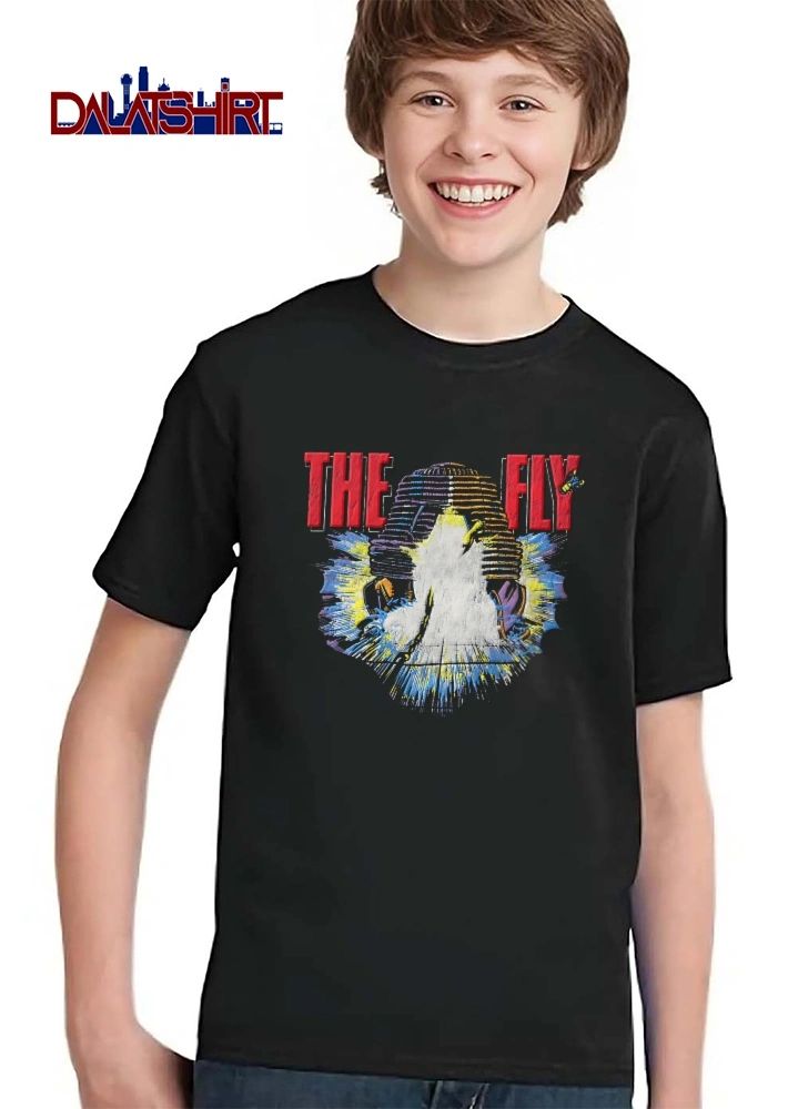 Fly Telepod Glowing Light Burst Sci Fi Horror Poster Art shirt