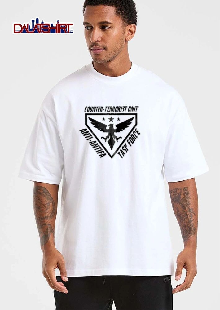 Counter-Terrorist Unit Anti-Antifa Task Force eagle shield shirt