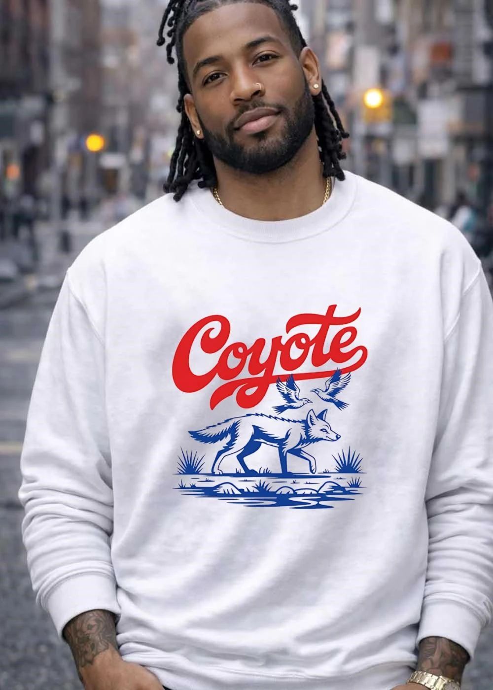 Coyote Wild Western Desert T-Shirt