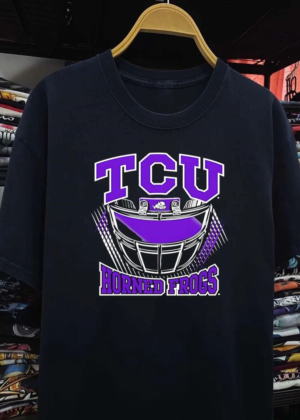 TCU Horned Frogs Football Helmet shirt