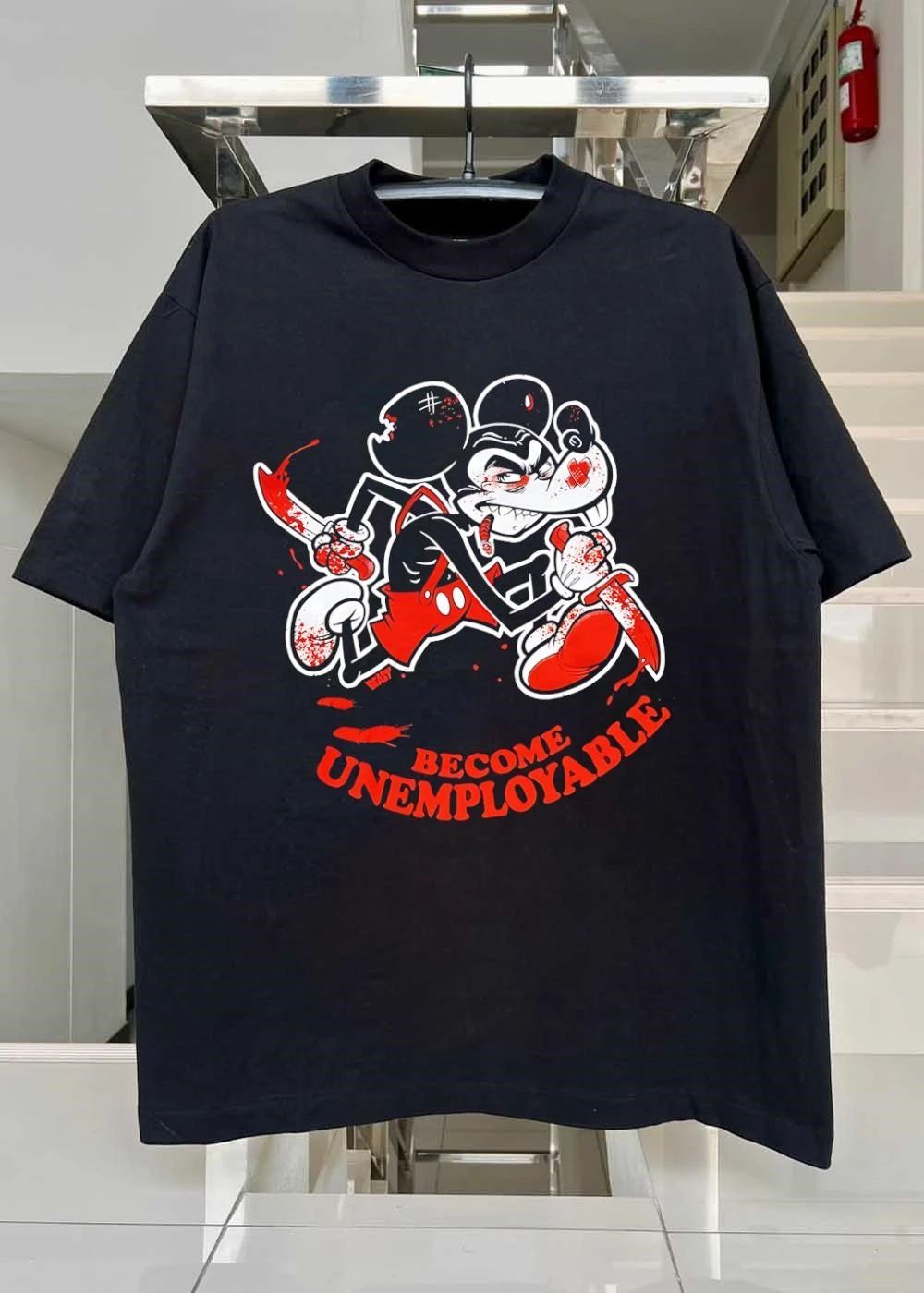 Beast Become Unemployable Bloody Mouse Shirt