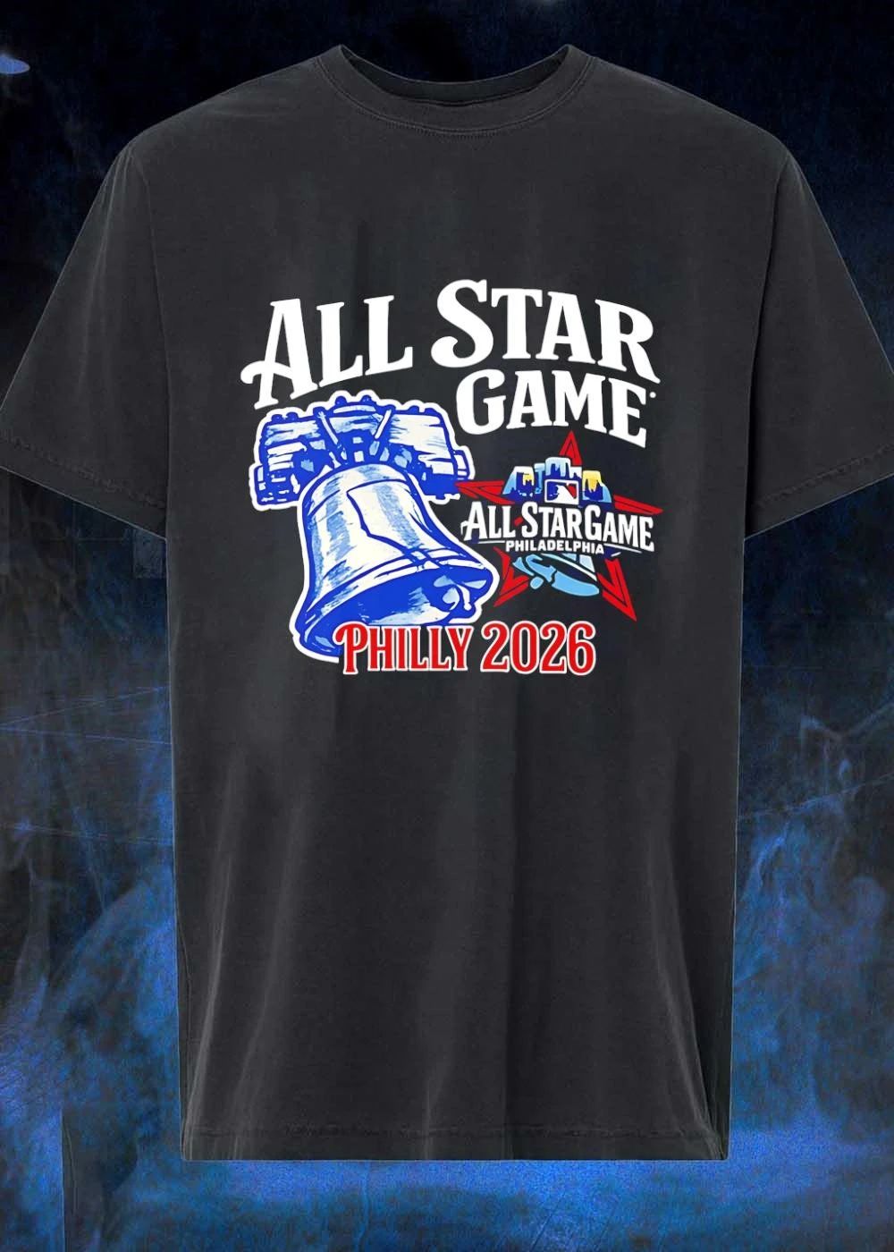 MLB All Star Game Philly 2026 Liberty Bell Baseball T-Shirt