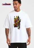 Beat Street Breakdancers Performing On 3d Gradient Text Retro shirt