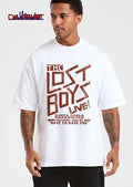 The Lost Boys Live Santa Carla Boardwalk Performing Their Hit Have To You Red Distressed Typography Poster shirt