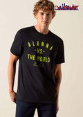 WNBA Alanna Vs The World Lime Green Lettering Cursive Signature shirt
