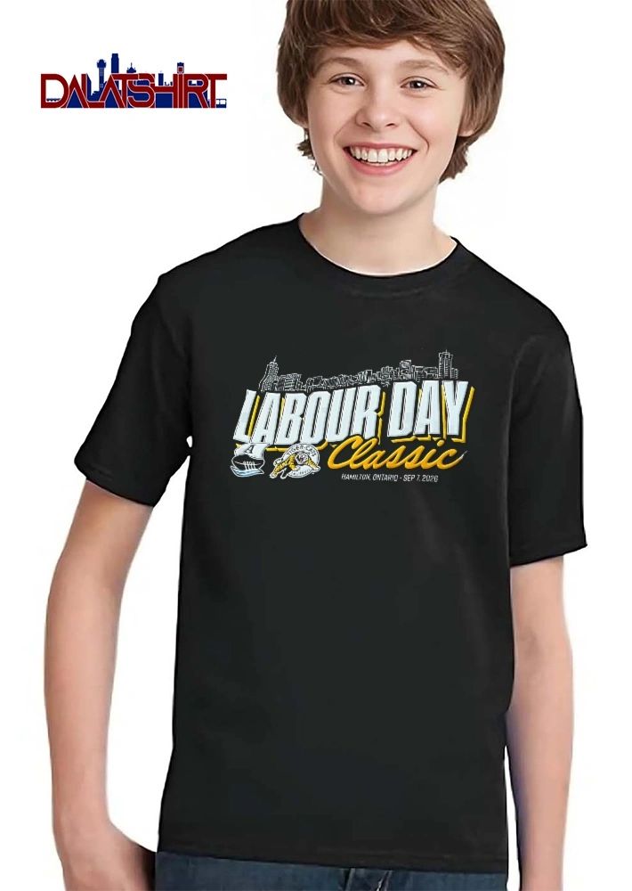 Hamilton Tiger Cats Toronto Argonauts Cfl Labour Day Classic Ontario Sep 7 2026 Skyline Team Logos Line Art shirt
