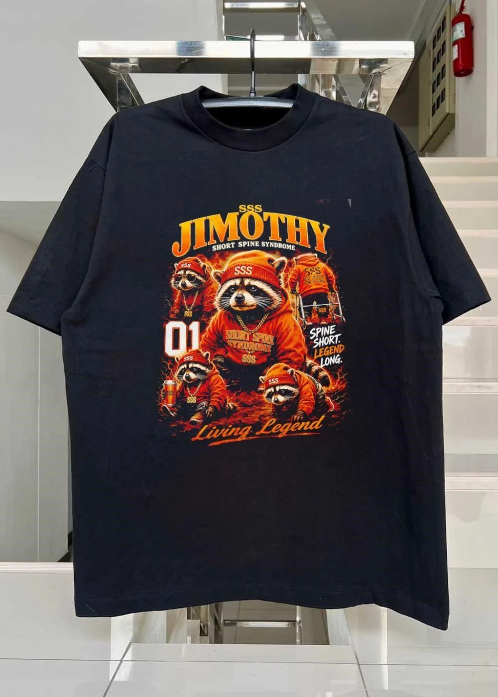 Jimothy Short Spine Syndrome Built Different Optional Legend Living T-Shirt