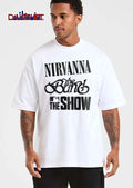 Major League Baseball MLB Nirvanna The Band Show Batter Silhouette Stacked Logos shirt