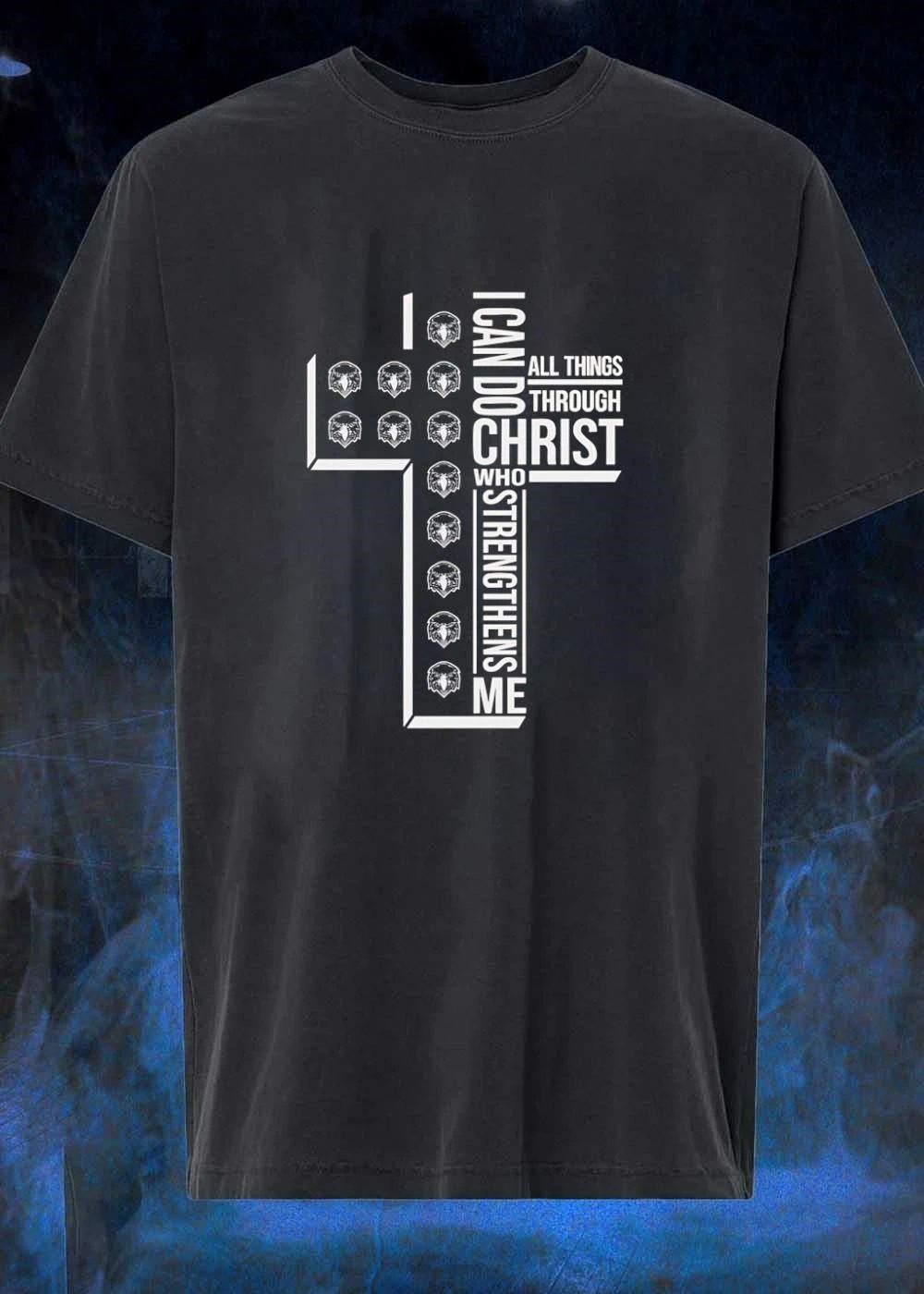 Eagle Cross Religious Faith I Can Do All Things Through Christ Who Strengthens Me shirt