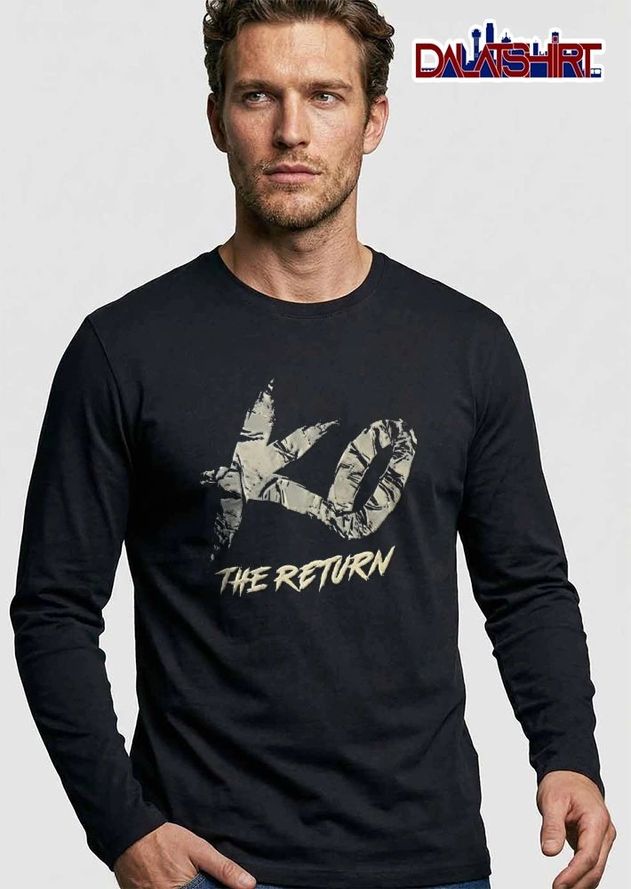 The Return Ko Silver Duct Tape Logo Distressed Lettering shirt