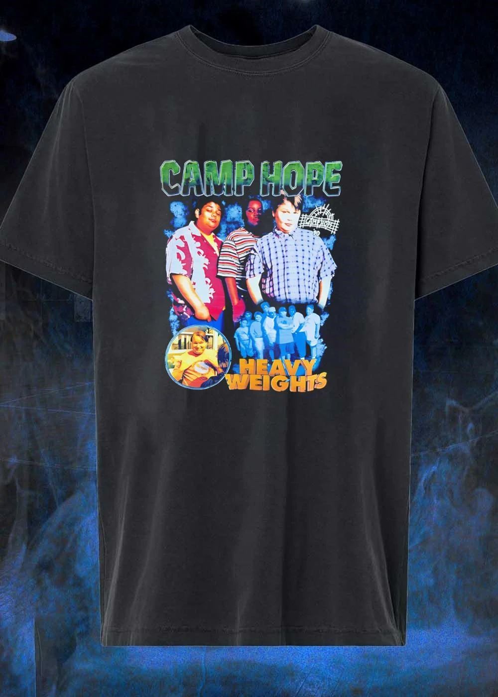 Camp Hope 90 Heavy Weights Featuring The Characters From The Cult Classic Shirt