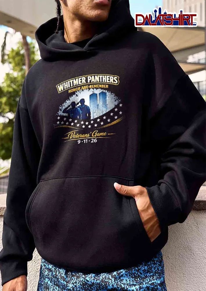 Whitmer Panthers Honor And Remember Veterans Game 9 11 26 Soldiers Saluting Twin Towers Stars shirt