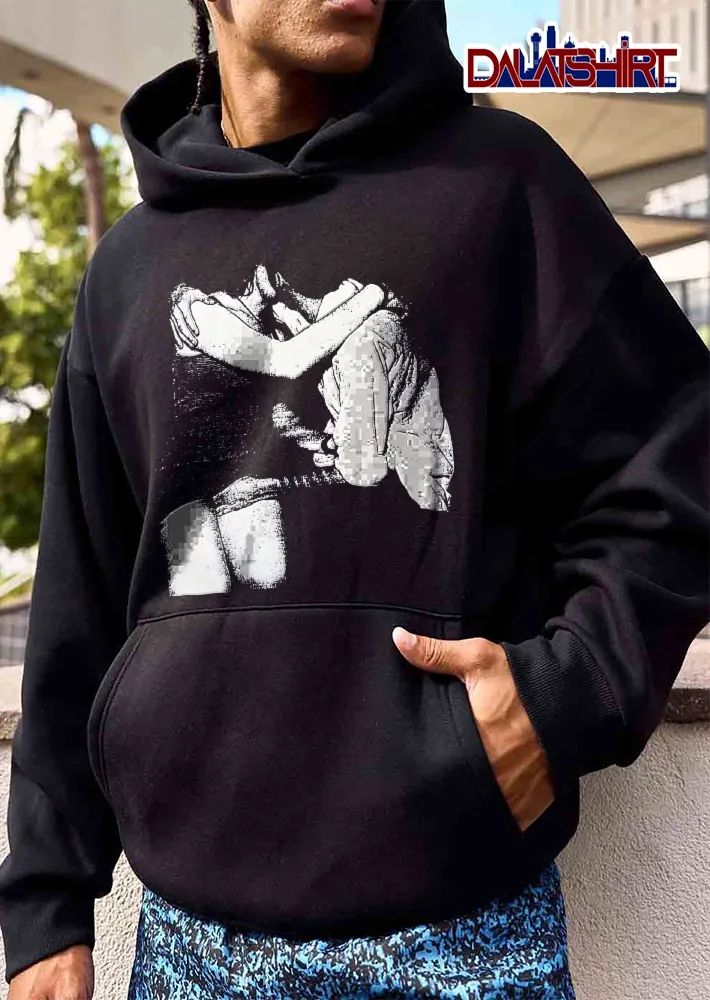Black And White Stencil Hug Embrace Art shirt