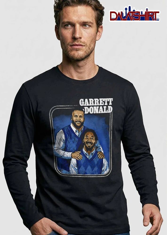 Myles Garrett Aaron Donald Step Brothers Parody Sweater Vests Caricature Distressed shirt