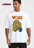 Tennessee Volunteers NCAA Vols Blonde Woman Cartoon Retro Line Art shirt
