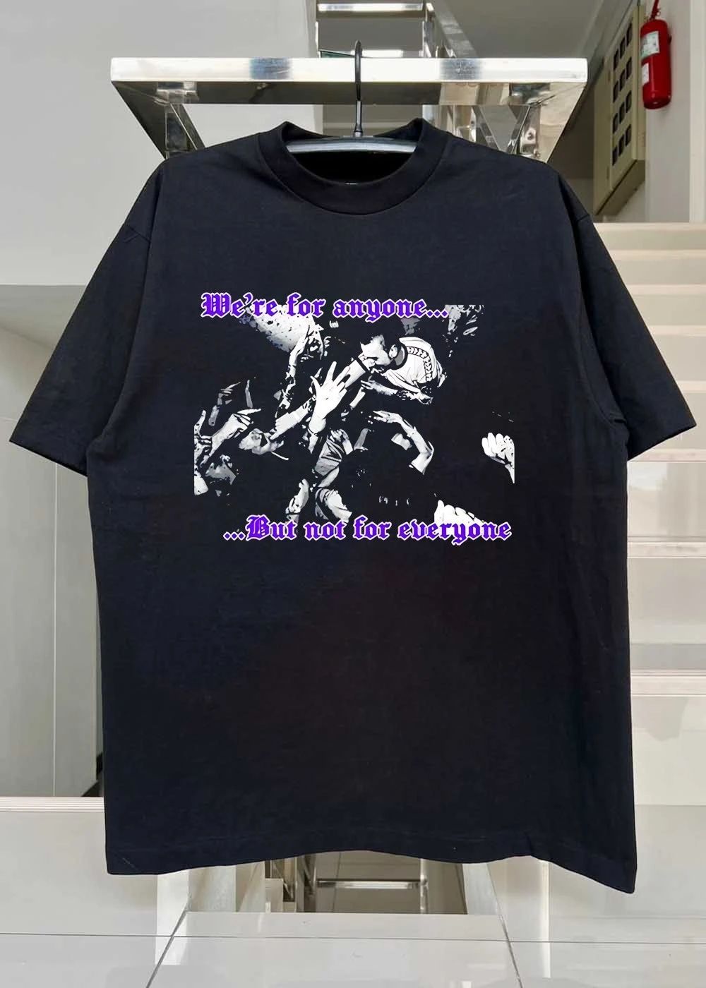 Performance Art Crowd Surfing We’re for Anyone but not for Everyone T-Shirt