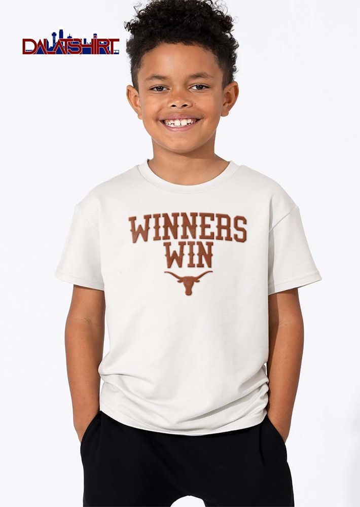 Texas Longhorns NCAA Winners Win Burnt Orange Steer Head Silhouette Logo shirt
