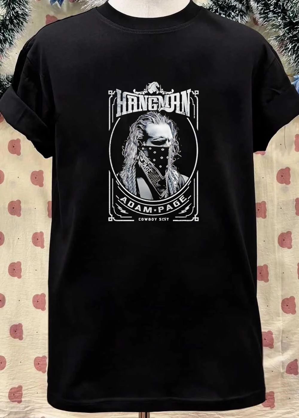 Hangman Adam Page Western Graphic Apparel AEW T-Shirt