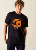 Sea Of Thieves Orange Skull Silhouette Pirate Ship Island shirt