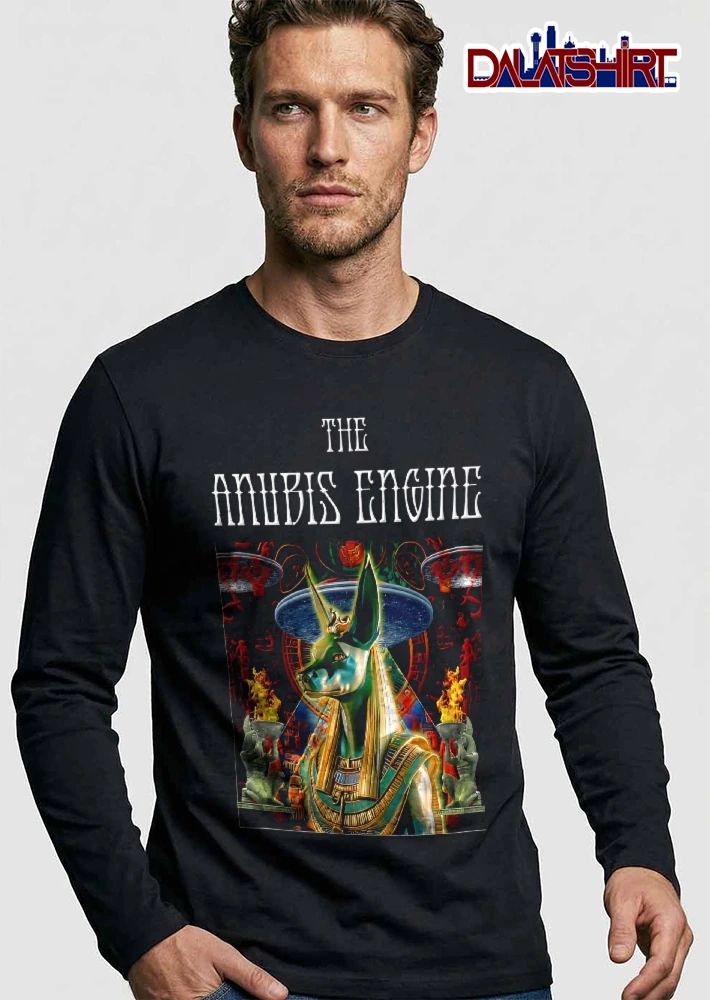 Anubis Engine Egyptian Jackal God Flaming Braziers Sci Fi shirt