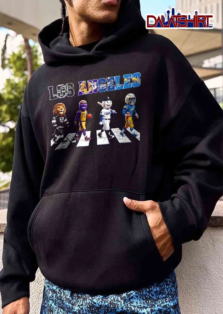 Los Angeles lion mascot basketball player mascot baseball player mascot football player shirt
