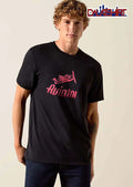 Aviator Red Propeller Airplane Flying In Sky Line Art Silhouette shirt