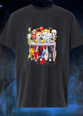 Horror Icons Chibi Halloween Characters Upside Down Reflection shirt