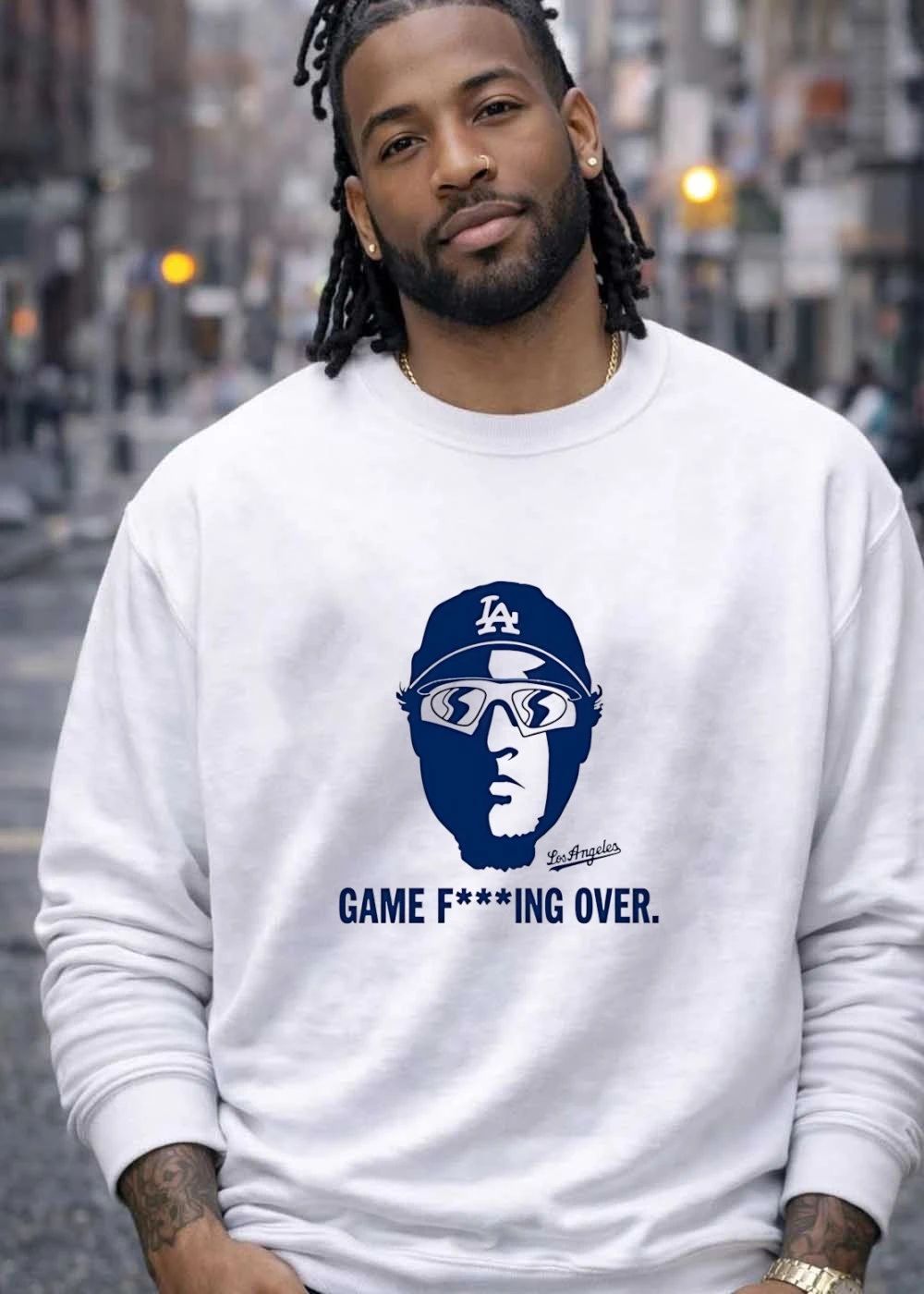 Dodgers Game F’ing Over Los Angeles T-Shirt