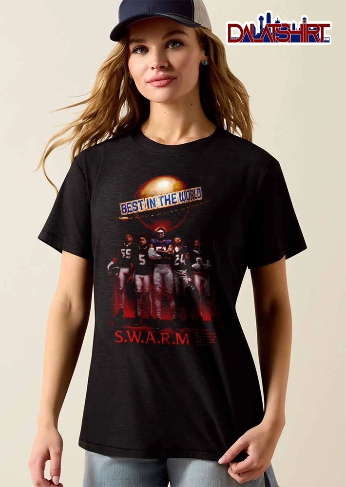 Swarm In The World Will Anderson Jr Derek Stingley Roster Five Football Players Planet Earth shirt
