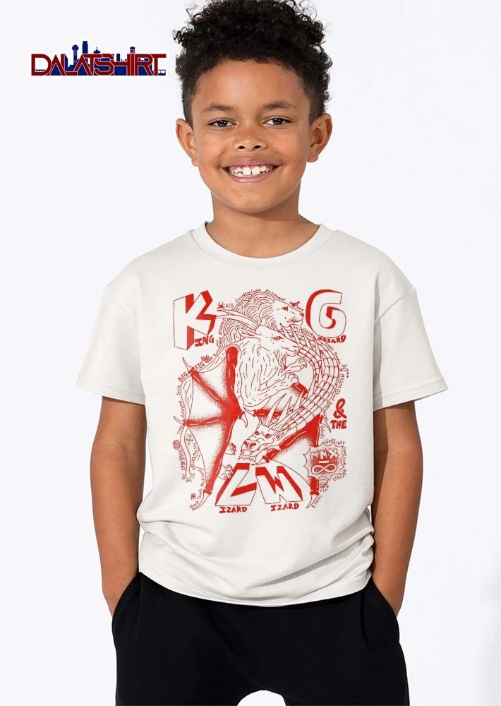 King Gizzard And The Lizard Wizard Kg Lw Line Art Chimera Dragon shirt