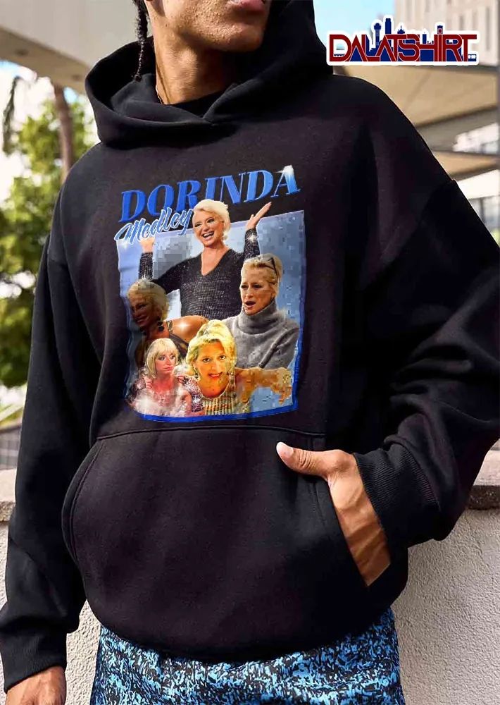 Dorinda Medley Bootleg Photo Collage Expressive Faces Sparkle Frame shirt