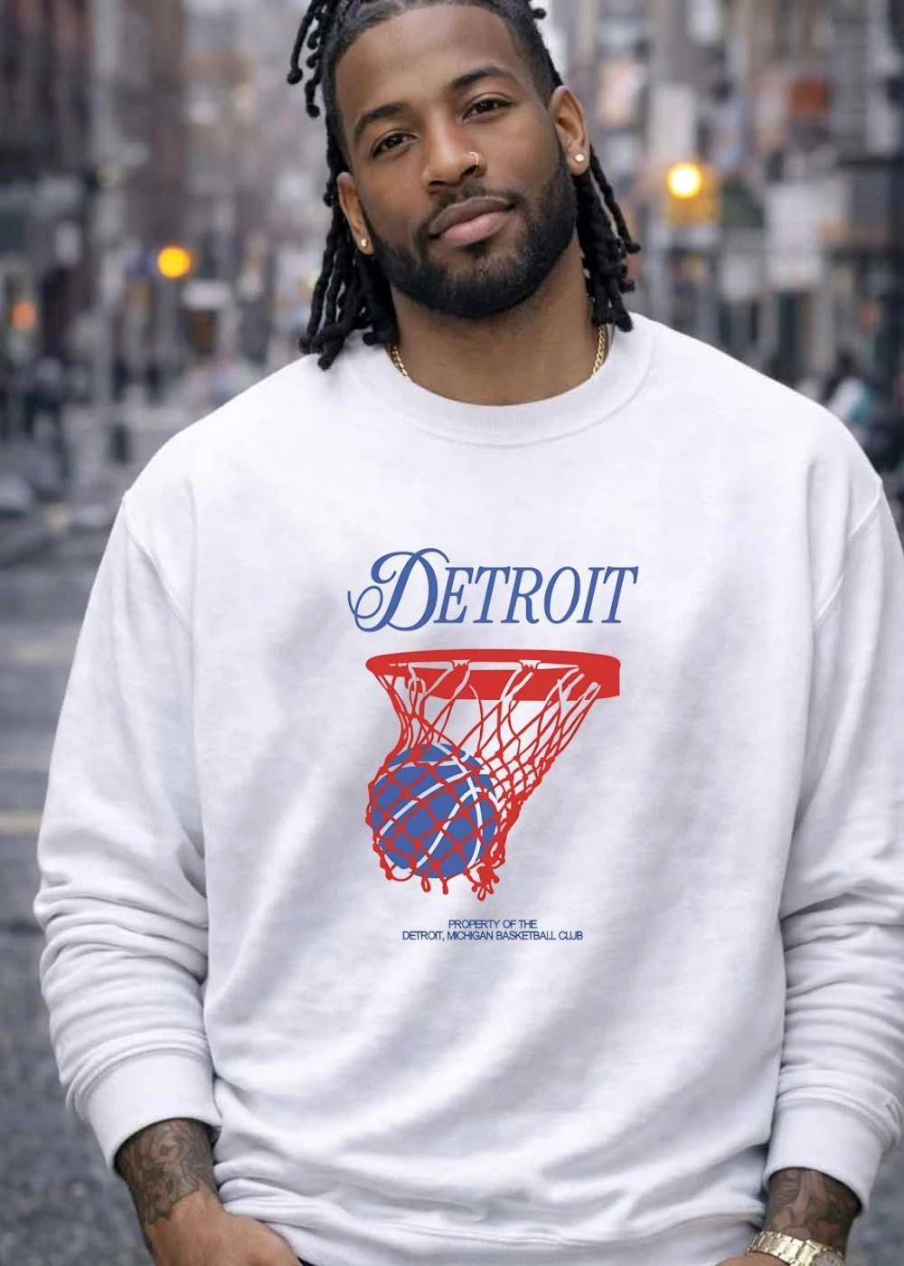 Property of the Detroit Michigan Basketball Club Detroit Basketball Shirt