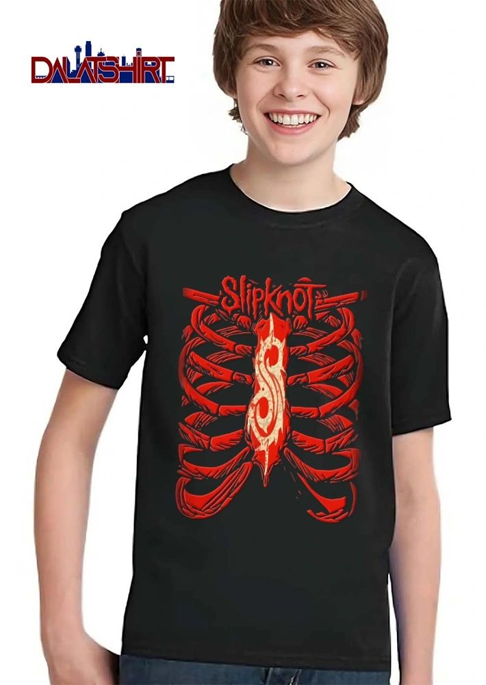 Slipknot Red Skeletal Human Ribcage Bones Tribal S Logo Sternum Line Art shirt