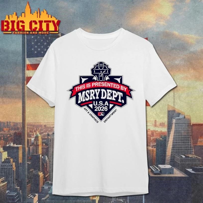 Vintage Presented By MSRY Dept USA 2026 Art Graphics Department T Shirt